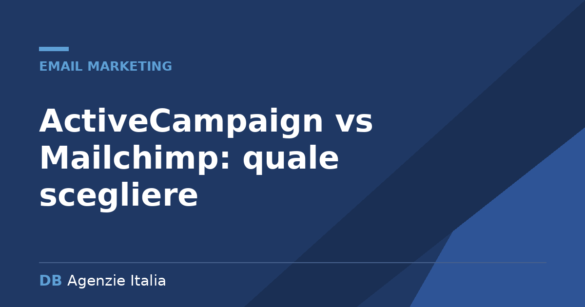 ActiveCampaign vs Mailchimp