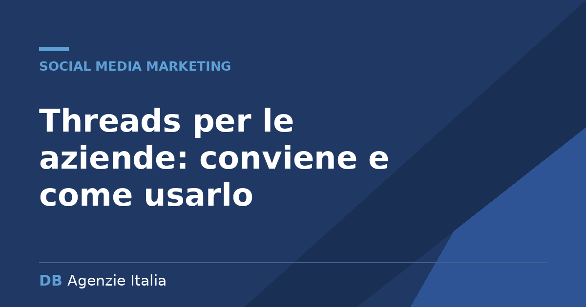 Threads per le aziende
